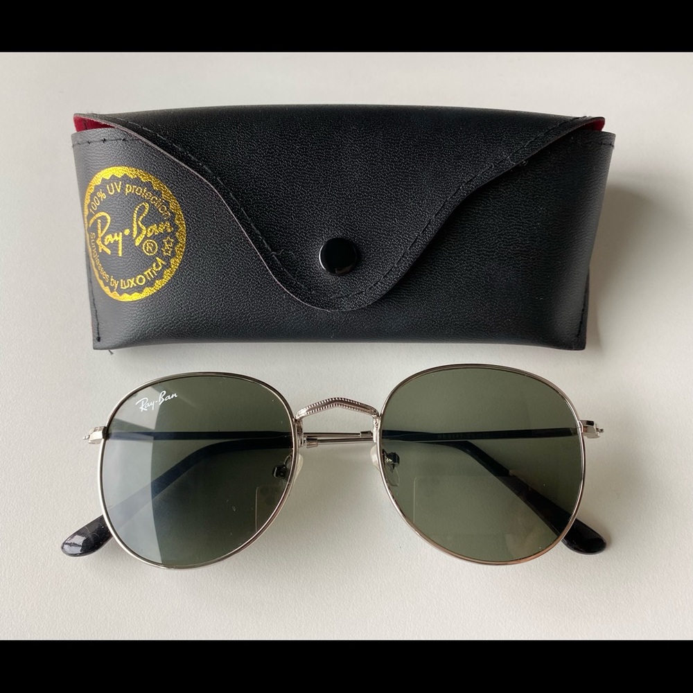 Ray Ban Sunglasses | Black x Silver | Like New